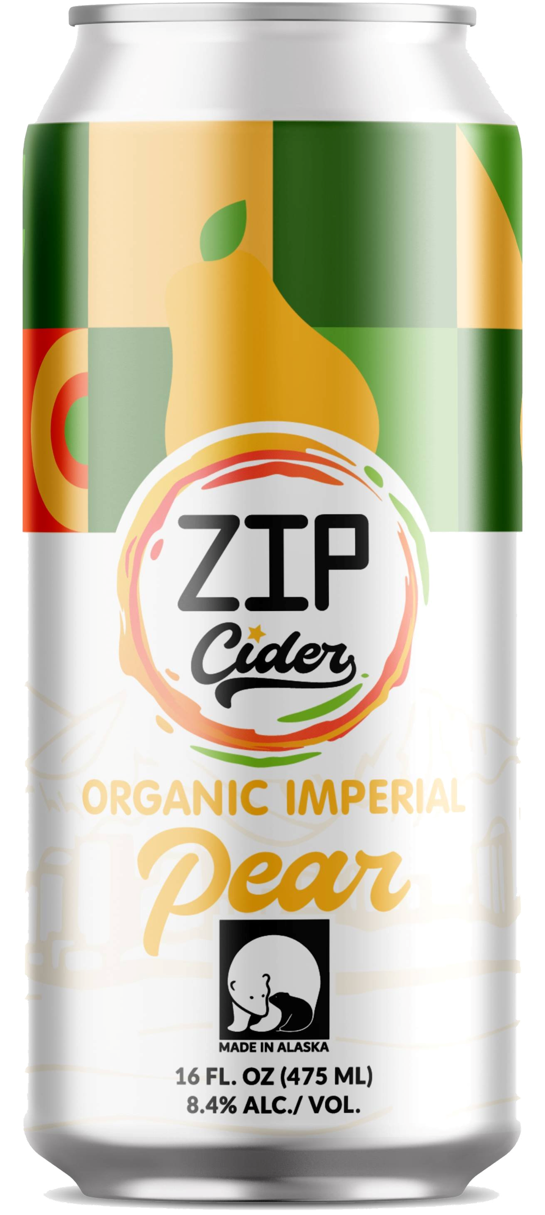 Zip Cider Organic Imperial Pear Seasonal — 16 oz can